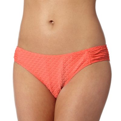 Ultimate Beach Pink textured bikini bottoms